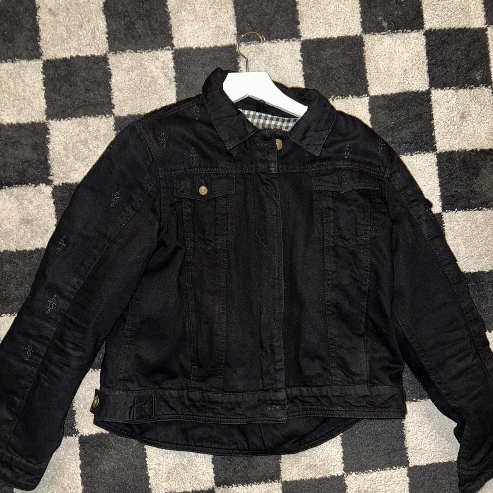 Motorcycle Denim Jacket - Picture 13 of 15